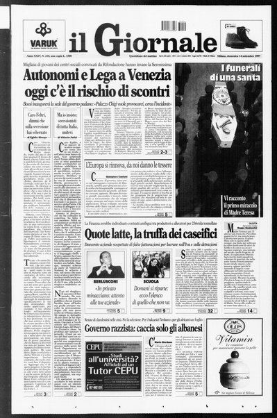 Il giornale : quotidiano del mattino